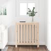 vidaXL Radiator Cover 31.3"x7.5"x33.1" Solid Wood Pine