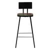 vidaXL Bar Set Multicolour Solid reclaimed wood, powder-coated steel