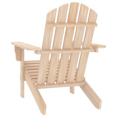 vidaXL Patio Adirondack Chair Solid Fir Wood