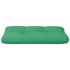 vidaXL Pallet Cushion Green 27.6"x15.7"x4.7" Fabric