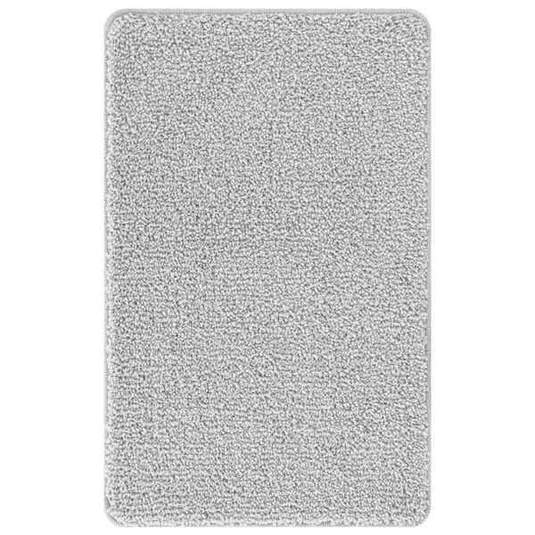 vidaXL Anti-slip Bath Mat Gray 19.7" x 31.5" PP