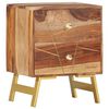 vidaXL Bedside Cabinet Natural Acacia Solid Acacia wood