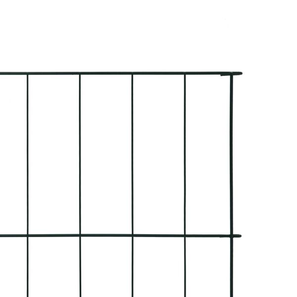 vidaXL Garden Fence Set 45.3"x31.1" Green