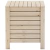 vidaXL Storage Box Natural wood Solid pine wood (untreated) Medium