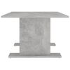 vidaXL Coffee Table Concrete Grey Engineered wood Medium Durable
