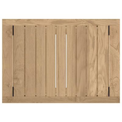 vidaXL Bathroom Side Table 19.7"x13.8"x17.7" Solid Wood Teak