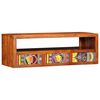 vidaXL Wall-mounted TV Cabinet Multicolor Acacia solid wood, Engineered wood