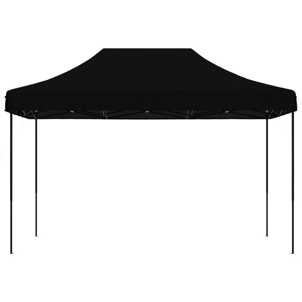 vidaXL Party Tent Black Oxford fabric, Powder-coated steel