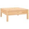vidaXL Garden Lounge Set Natural wood Solid pinewood Medium Tough