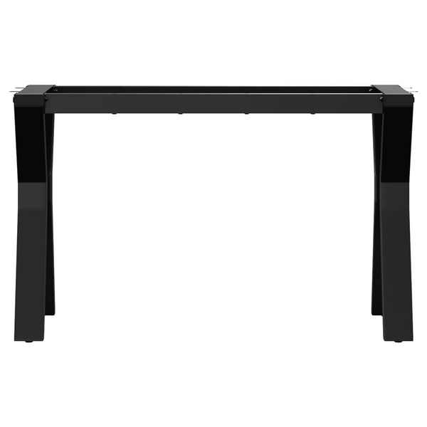 vidaXL Coffee Table Leg Black Powder-coated steel Standard Industrial