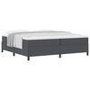 vidaXL Bed Frame Dark gray 78.7“ x 78.7” Corduroy fabric
