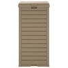 vidaXL Outdoor Garbage Bin Light Brown 16.1"x16.1"x33.9" Polypropylene