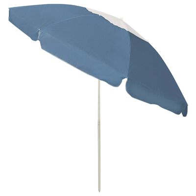 vidaXL Beach Umbrella Blue 94.5"