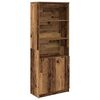 vidaXL Highboard Old wood Engineered wood Medium Highboard Rectangular