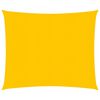 vidaXL Sunshade Sail 0.524 oz/ft² Square Yellow 16.4‘x16.4‘ HDPE