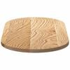 vidaXL Table Top Natural Oak Solid Oak Wood Medium Durable Table Top