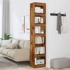 vidaXL Book Cabinet Old Wood Engineered wood Tall and narrow