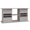vidaXL Aquarium Stand Grey Sonoma Engineered Wood 47.6 x 16.1 x 22.8 in
