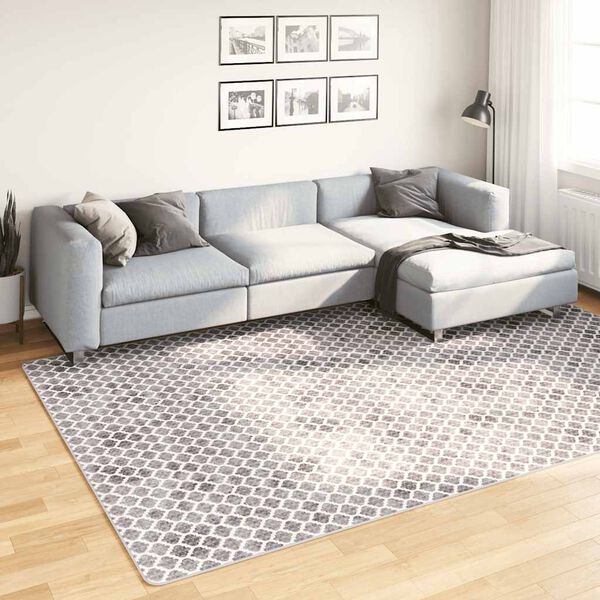 vidaXL Rug Multicolored 100% Polyester, PVC backing Large Area Rug