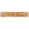 vidaXL Table Top Natural Solid rough mango wood 70.9 in x 7.9 in Durable