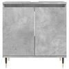 vidaXL Bathroom Cabinet Concrete Grey Engineered Wood Medium