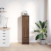 vidaXL Highboard Brown Oak Engineered Wood Tall Highboard Rectangular