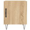 vidaXL Bedside Cabinet Sonoma oak Engineered wood Medium Bedside Cabinet