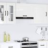 vidaXL Kitchen Wall Cabinet High gloss white Engineered wood Medium