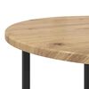 vidaXL Side Table Set 2 pcs Artisan Oak and Black