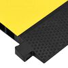 vidaXL Cable Protector Ramp with 5 Channels 35.4 " Rubber