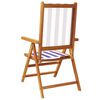 vidaXL Garden Chair Set of 6 Blue and White