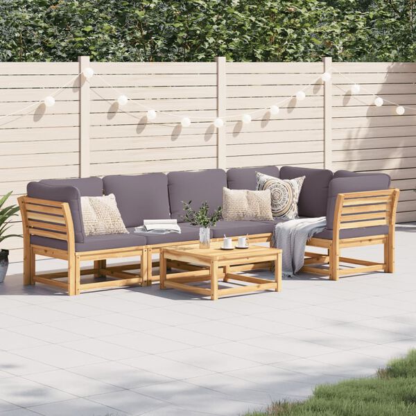 vidaXL Garden Lounge Set Dark grey