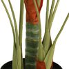 vidaXL Artificial Palm Tree Green Polypropylene, Iron Wire, Fabric, Cement