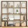 vidaXL Book Cabinet Artisan Oak Engineered Wood Tall Book Cabinet