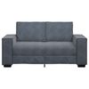 vidaXL 2-Seater Sofa Dark Grey Velvet 47.2 in width Durable