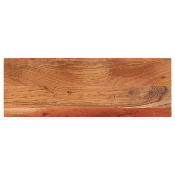vidaXL Table Top 27.6"x15.7"x1" Rectangular Solid Wood Acacia
