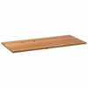 vidaXL  Desk Top Light Brown 86.6x39.4x1.6" Solid Wood Oak Rectangular