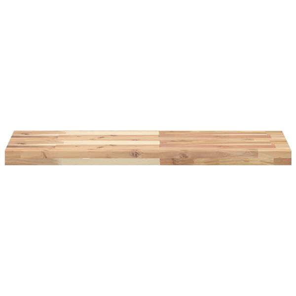 vidaXL Floating Shelf Natural Solid Acacia wood Large Wall mounting