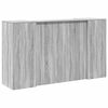 vidaXL Reception Desk Grey Sonoma Engineered wood Large Reception Desk