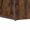 vidaXL Desk with Shelf Smoked Oak 108 x 55 x 103.5 cm Engineered Wood