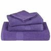vidaXL Sauna Towel Set of 2 Purple 100% Cotton 31.5 x 78.7 in