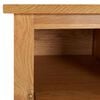 vidaXL Shoe Rack Natural Oak Solid Oak Wood, MDF Medium Shoe Rack