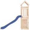 vidaXL Outdoor Playset Natural wood and blue Solid pine Large Durable