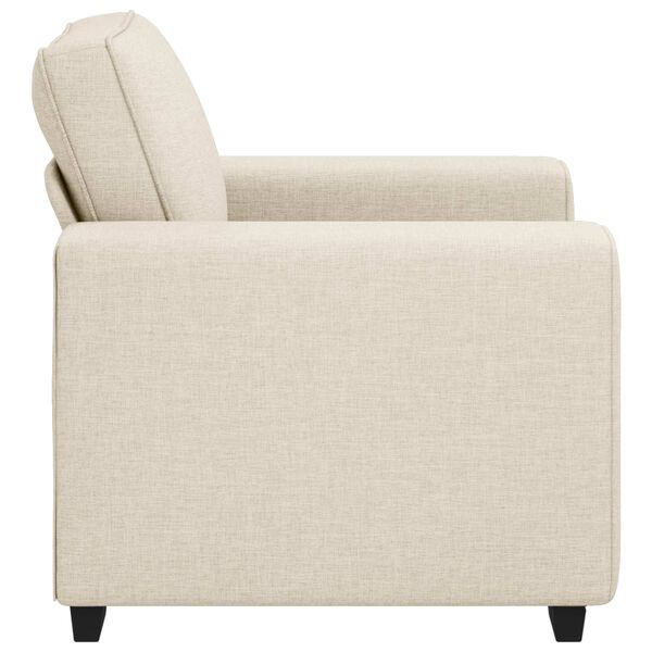 vidaXL Sofa Beige 39.37 x 30.31 x 32.28 in Linen-blend Fabric