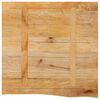 vidaXL Table Top Natural Solid mango wood 15.7 x 15.7 in Durable