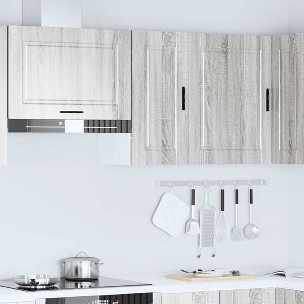 vidaXL Kitchen Wall Cabinet Grey Sonoma Engineered Wood