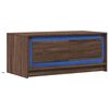 vidaXL Coffee Table Brown oak Engineered wood Medium Coffee Table