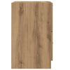 vidaXL Bathroom Cabinet with Door Artisan Oak 15.75 x 14.57 x 23.23 in