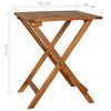 vidaXL Bistro Set Warm Wood Tone Solid Acacia Wood Foldable Bistro Set
