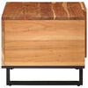 vidaXL Coffee Table Brown Solid Acacia Wood Medium Coffee Table